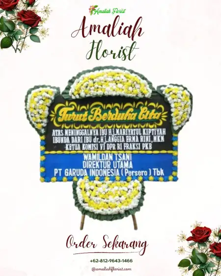 Papan Bunga Duka kebon pisang